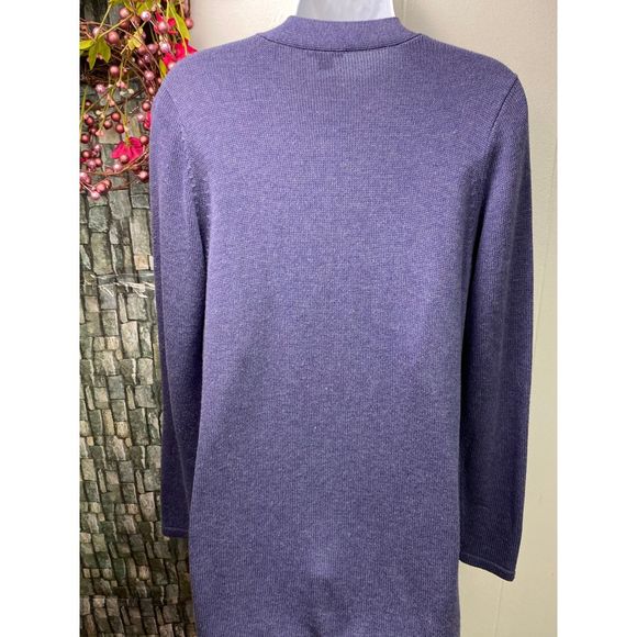 J,JILL Wool blended Cardigan ff - Picture 3 of 7